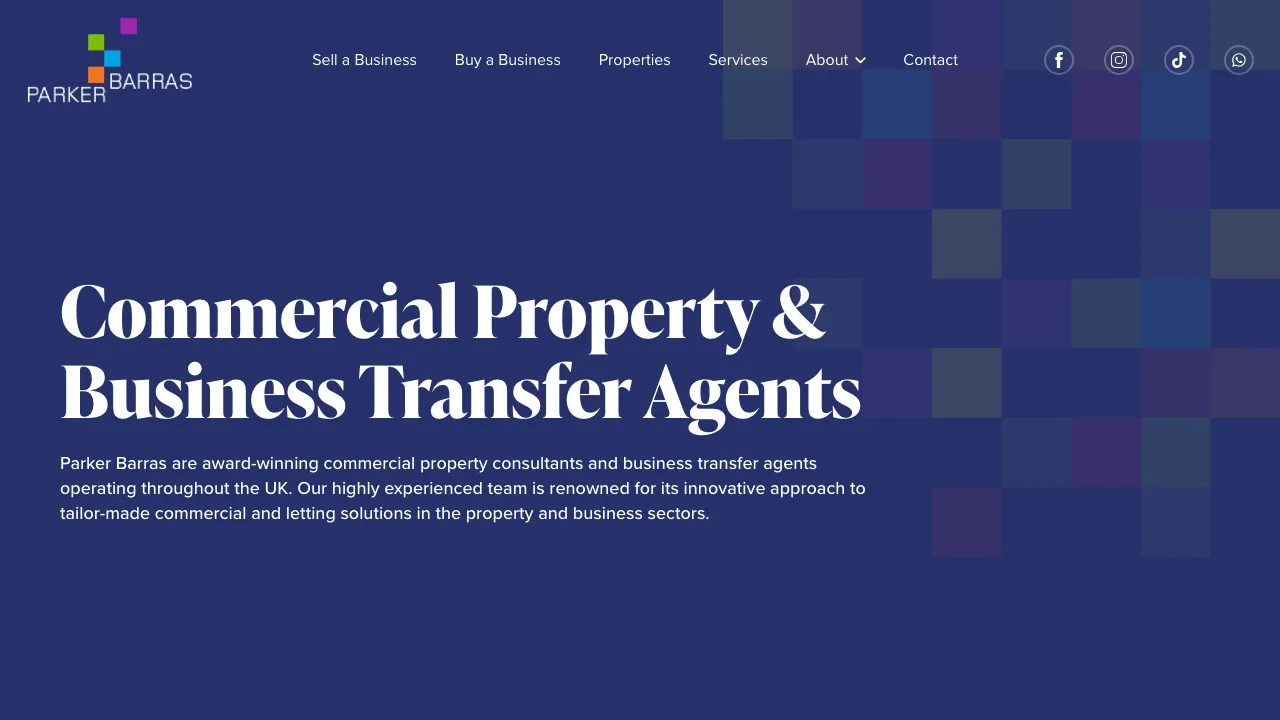 Parker Barras website preview