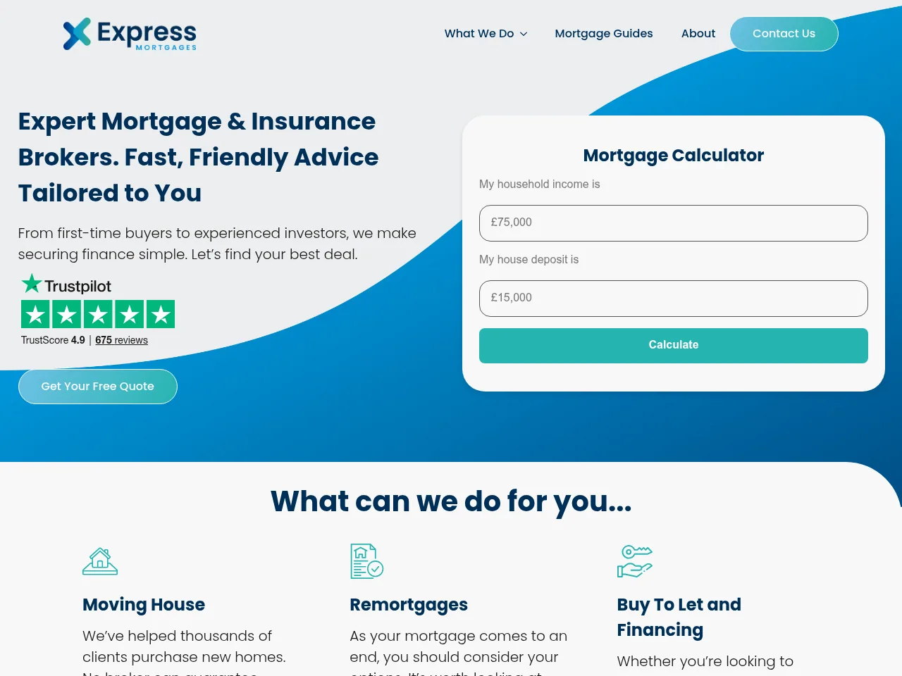 Expert Mortgage & Insurance Brokers website preview