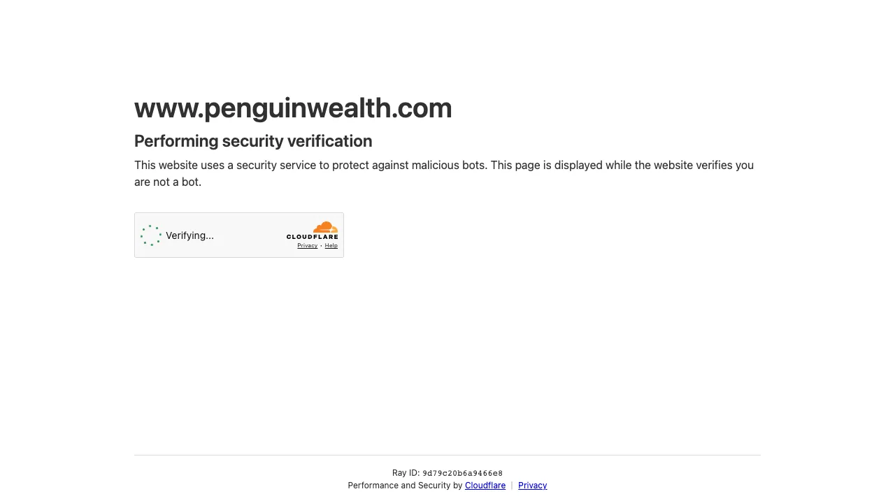 Penguin Wealth Planners Ltd. website preview