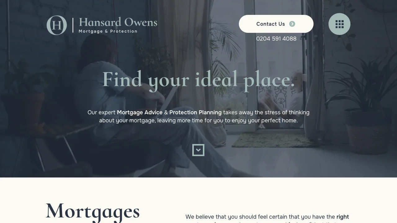 Hansard Owens website preview