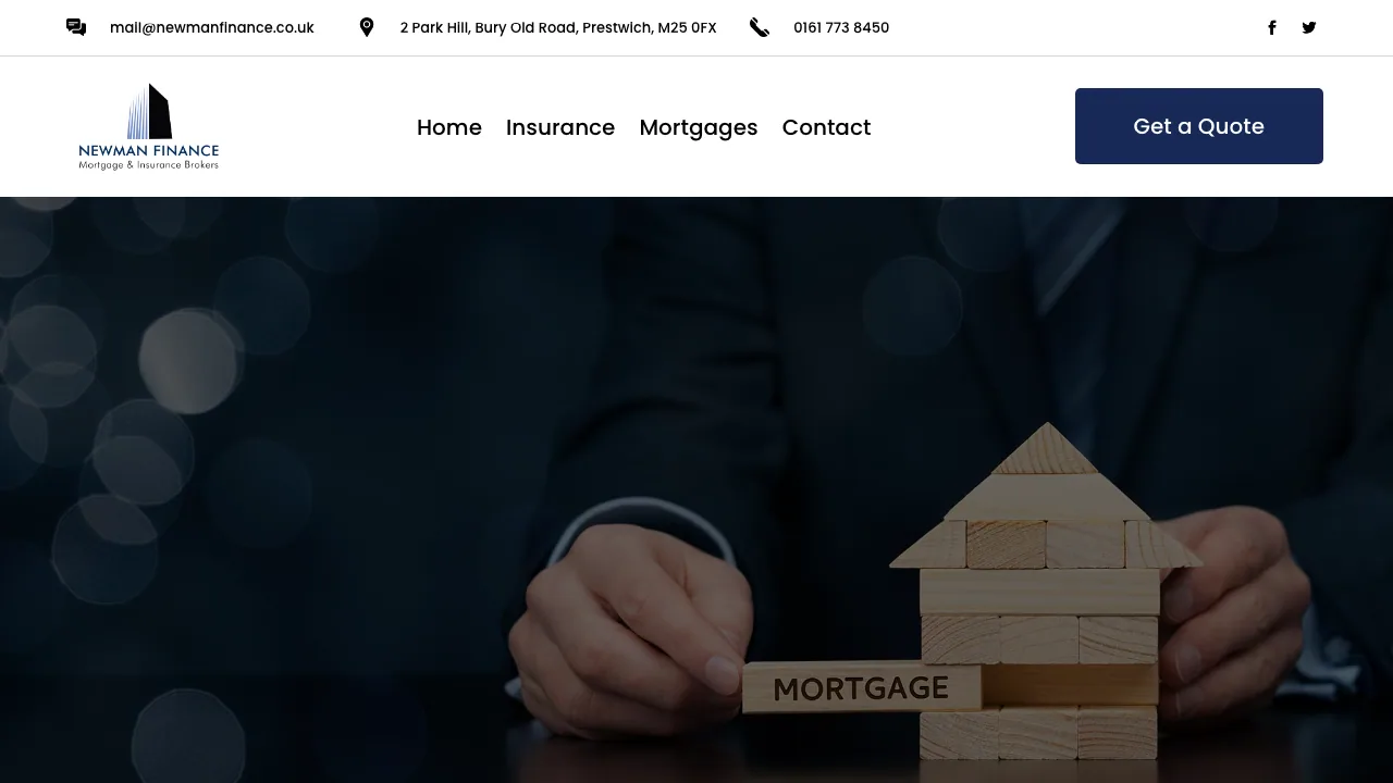 Newman Finance Ltd website preview