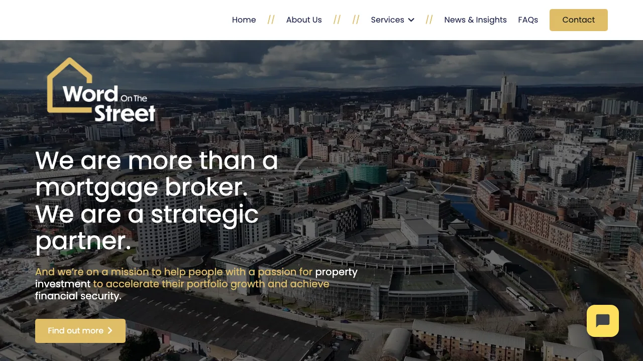 Word On The Street website preview