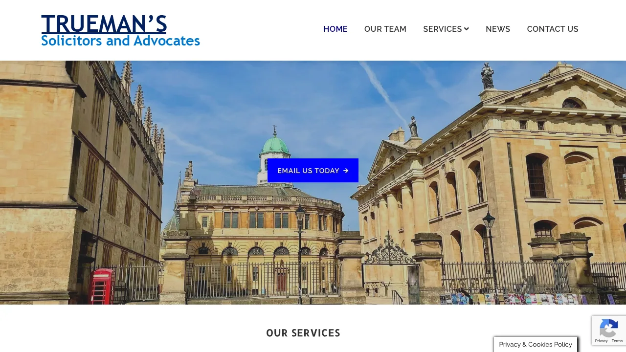 Truemans website preview