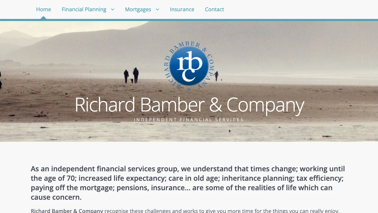 Richard Bamber & Company website preview