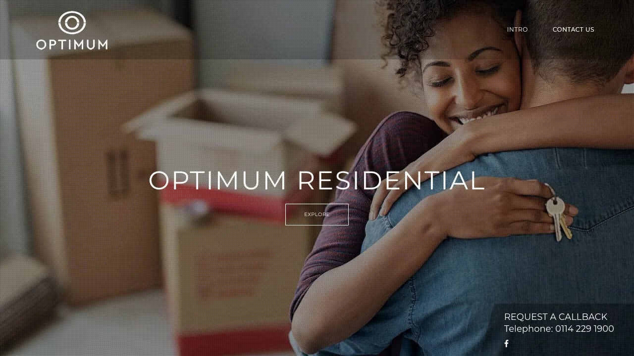 Optimum Residential website preview