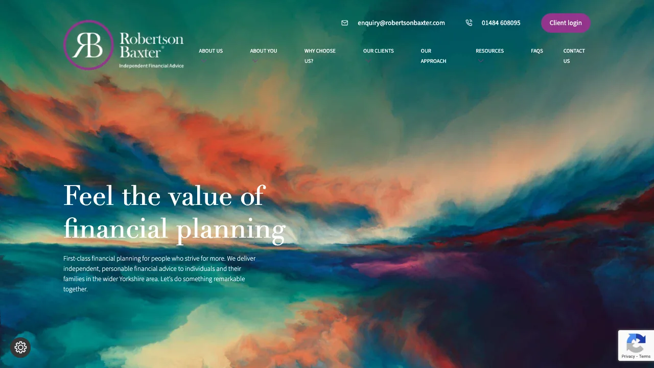 Robertson Baxter Ltd website preview