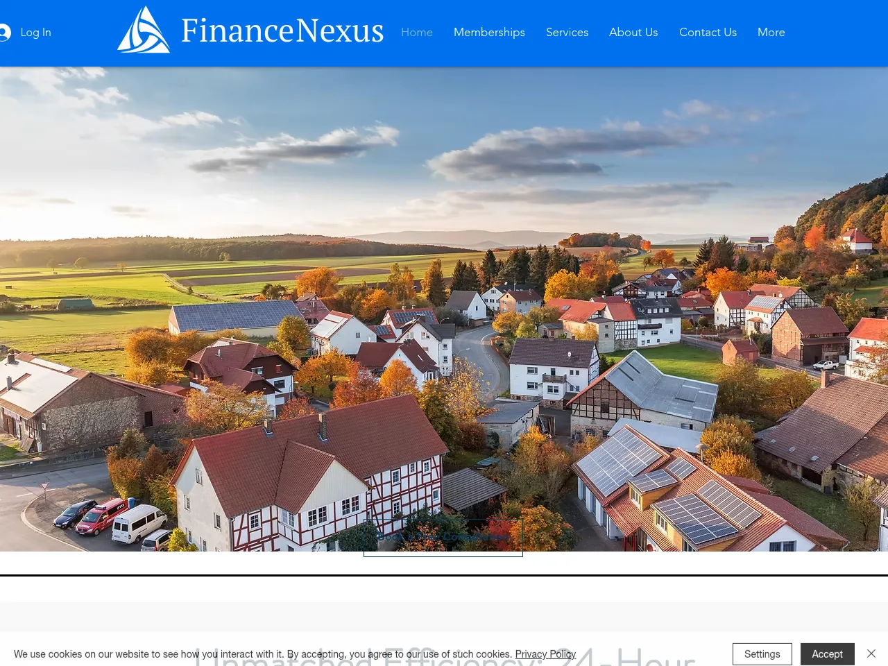 Finance Nexus website preview