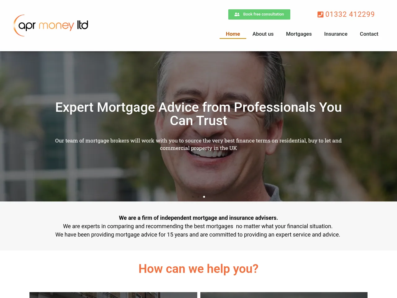 APR Money website preview