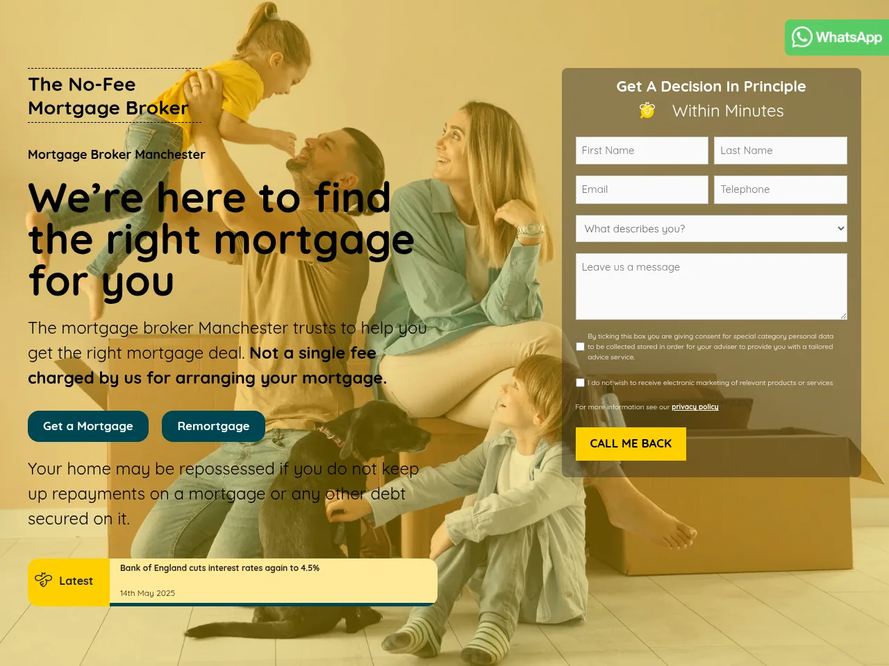 Search Mortgage Solutions website preview