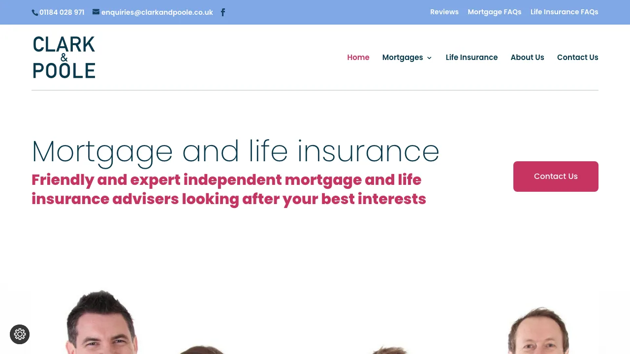 Clark & Poole website preview