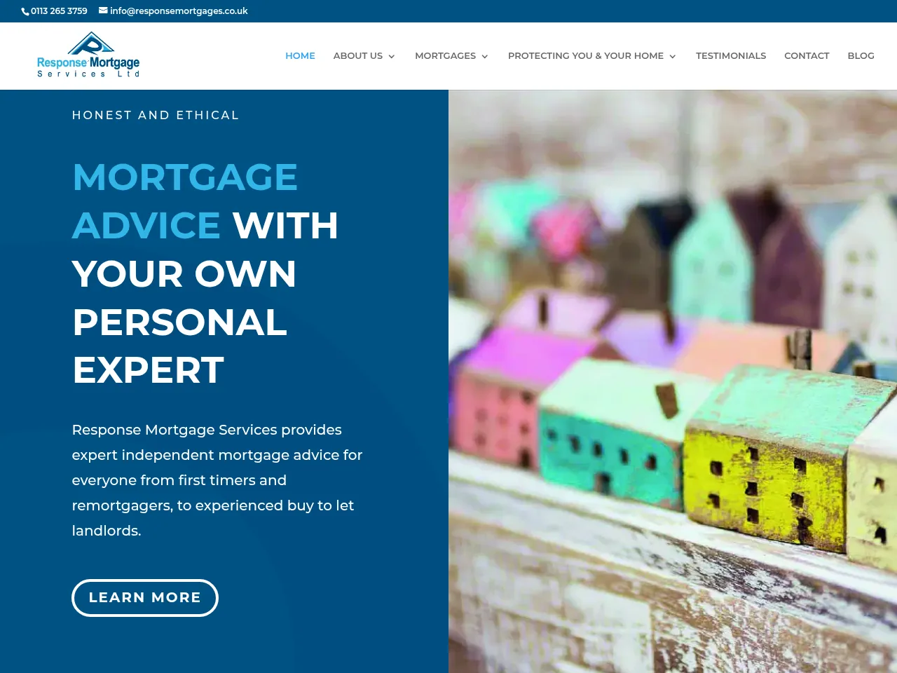 Response Mortgage Services website preview