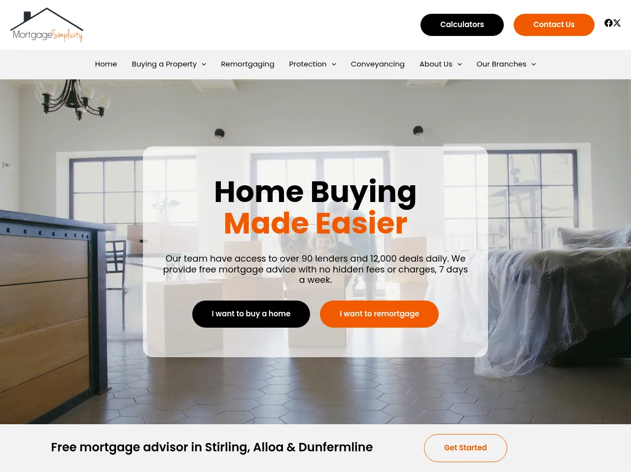 Mortgage Simplicity website preview