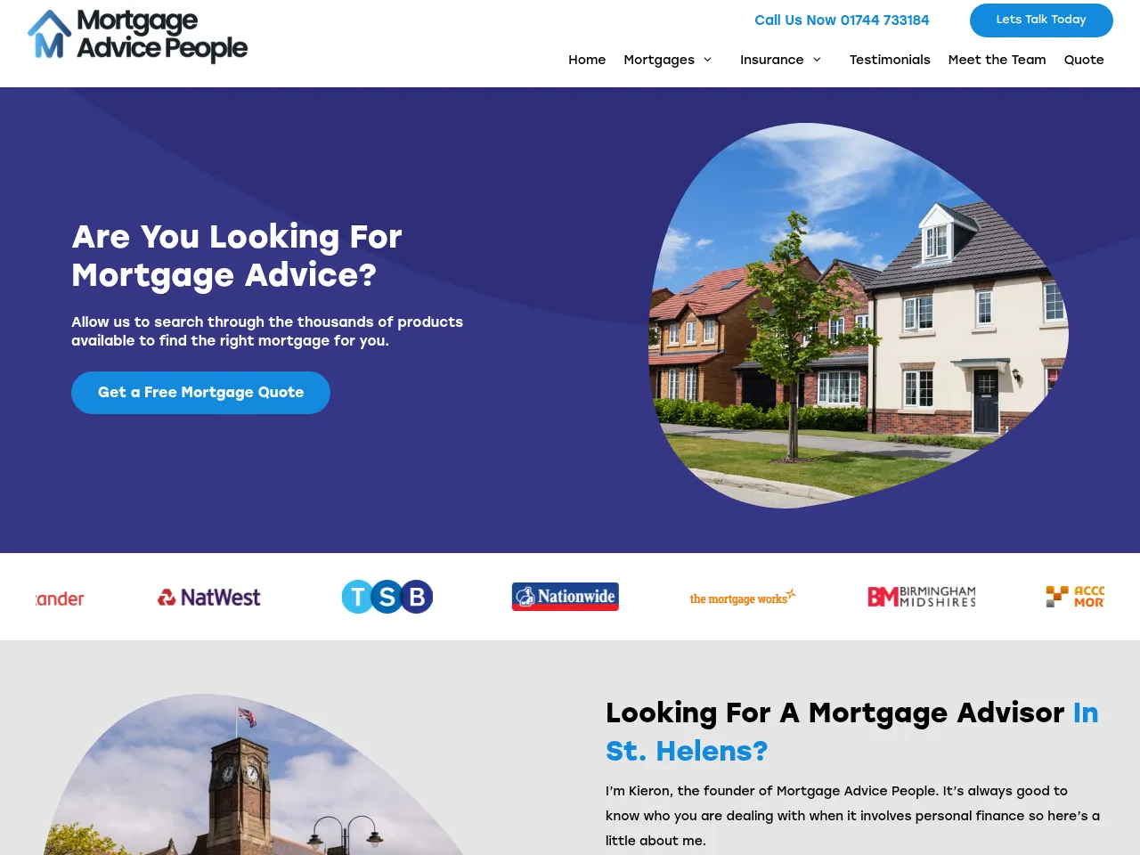 Mortgage Advice People website preview