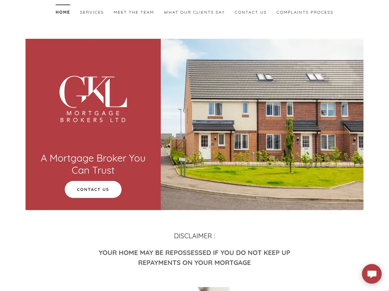 GKL Mortgage Brokers website preview