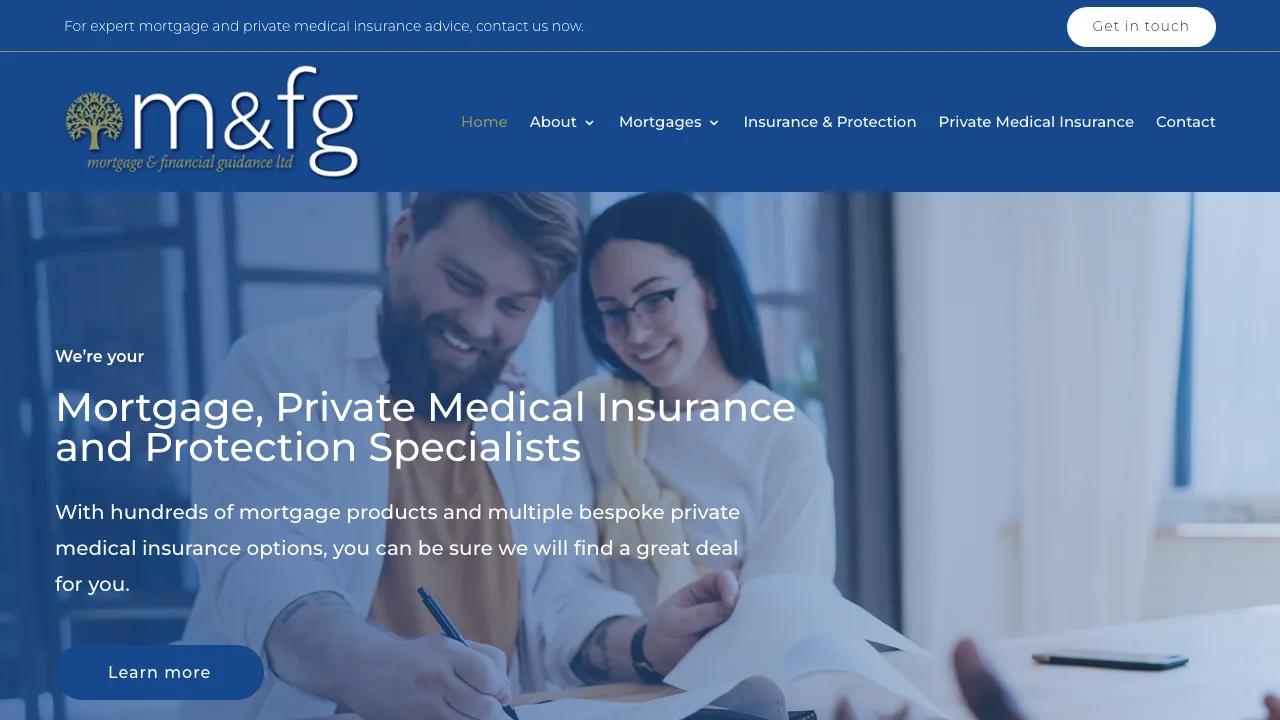 Mortgage and Financial Guidance Ltd website preview