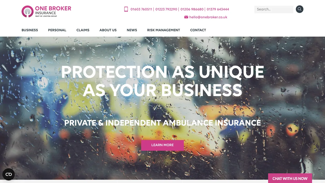 One Broker Ltd website preview