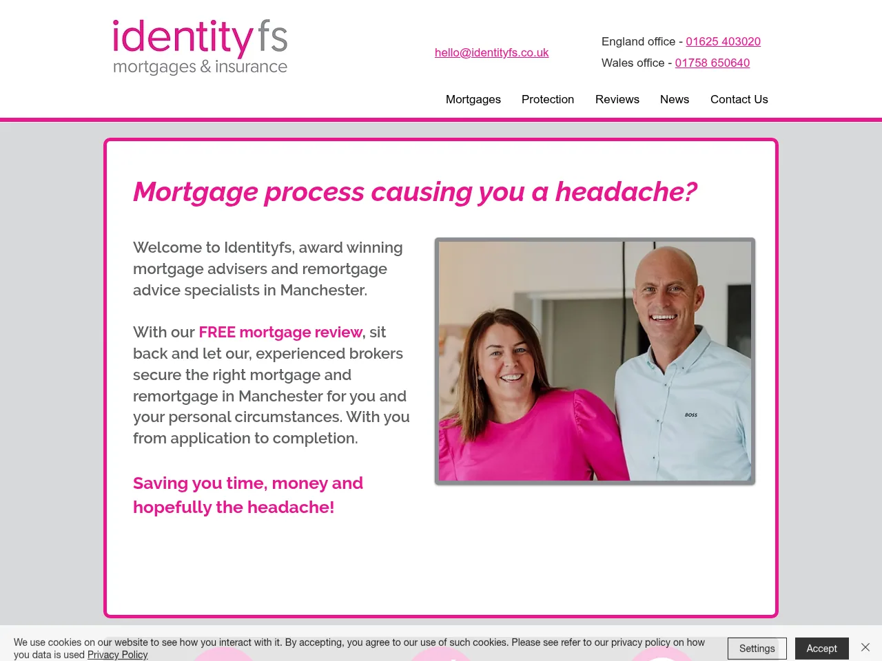 Identityfs website preview