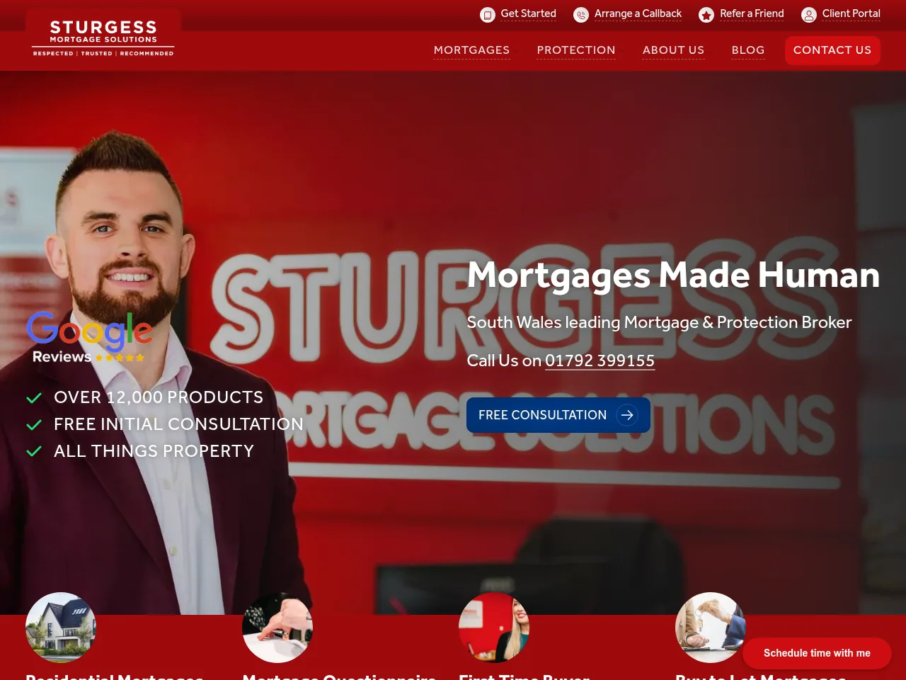 Sturgess Mortgage Solutions website preview