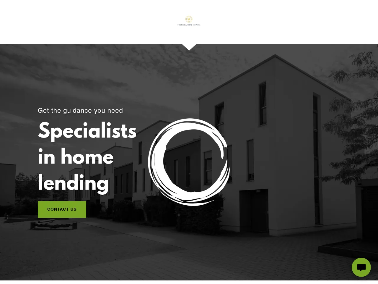 Port Financial Services website preview