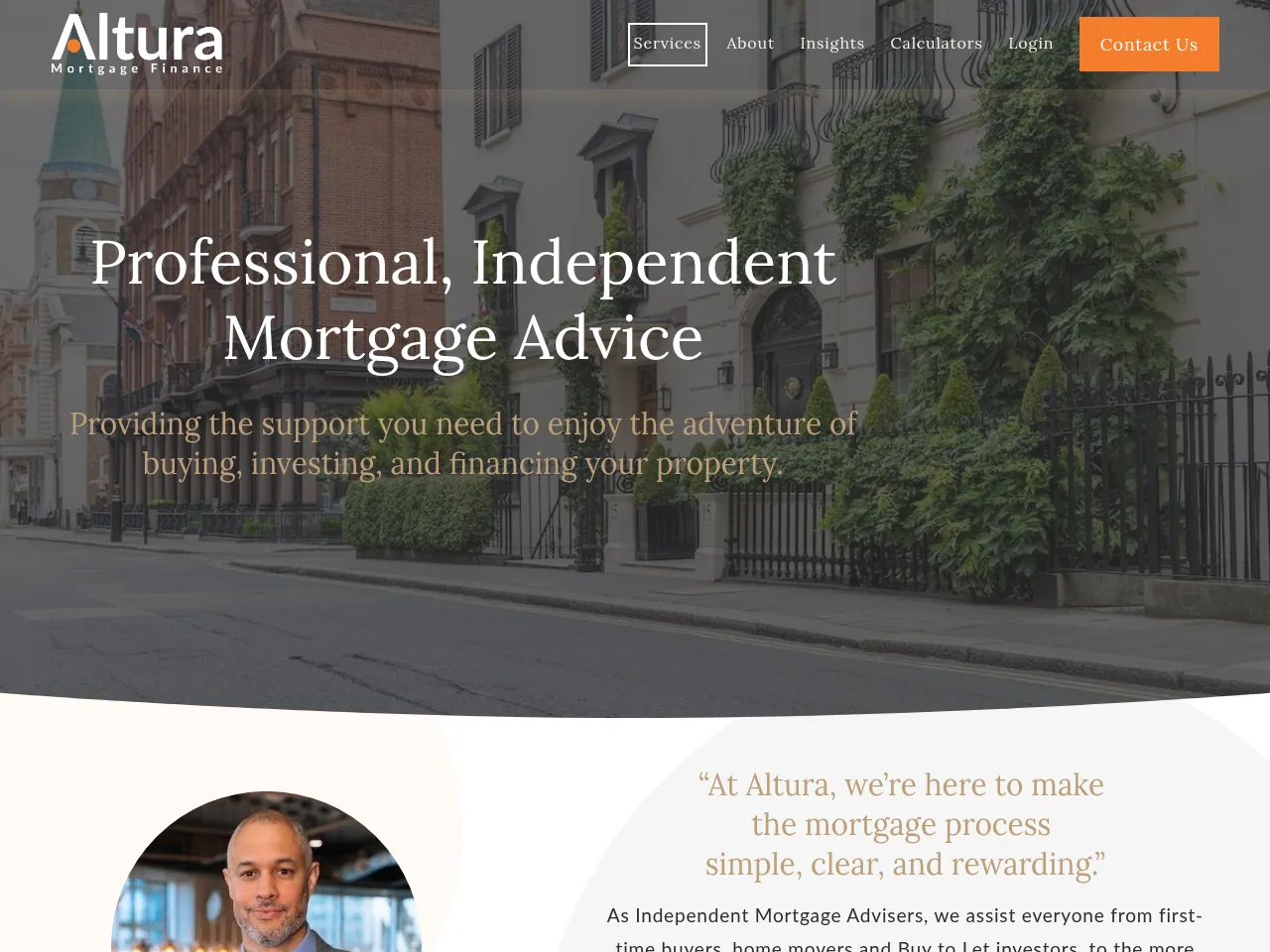 Altura website preview