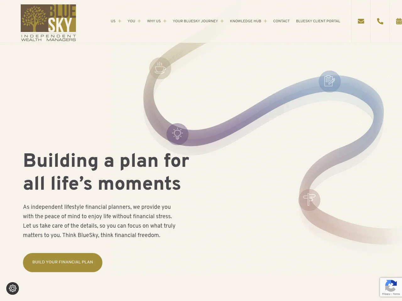 BlueSky Independent Wealth Managers website preview
