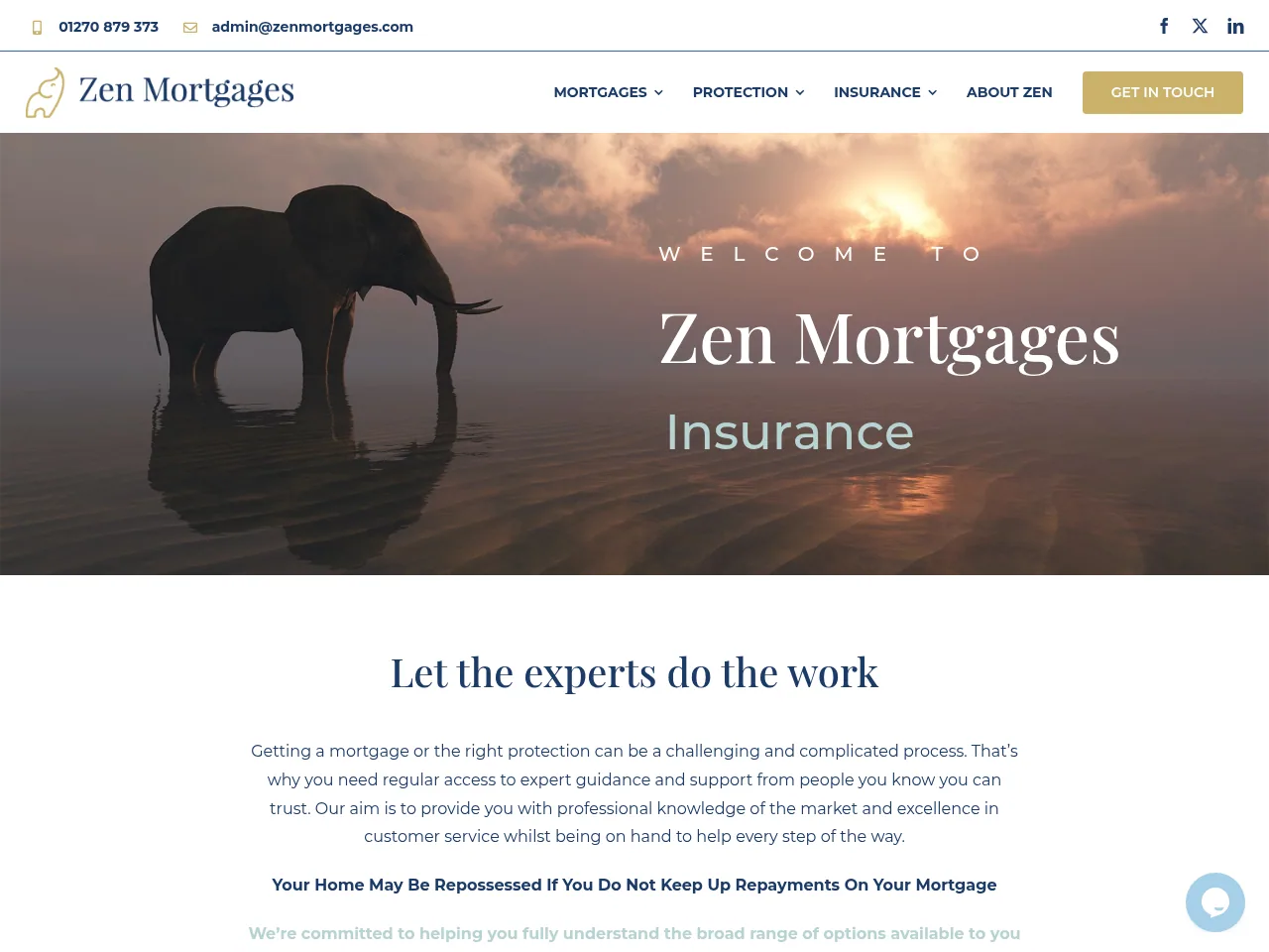 Zen Mortgages website preview