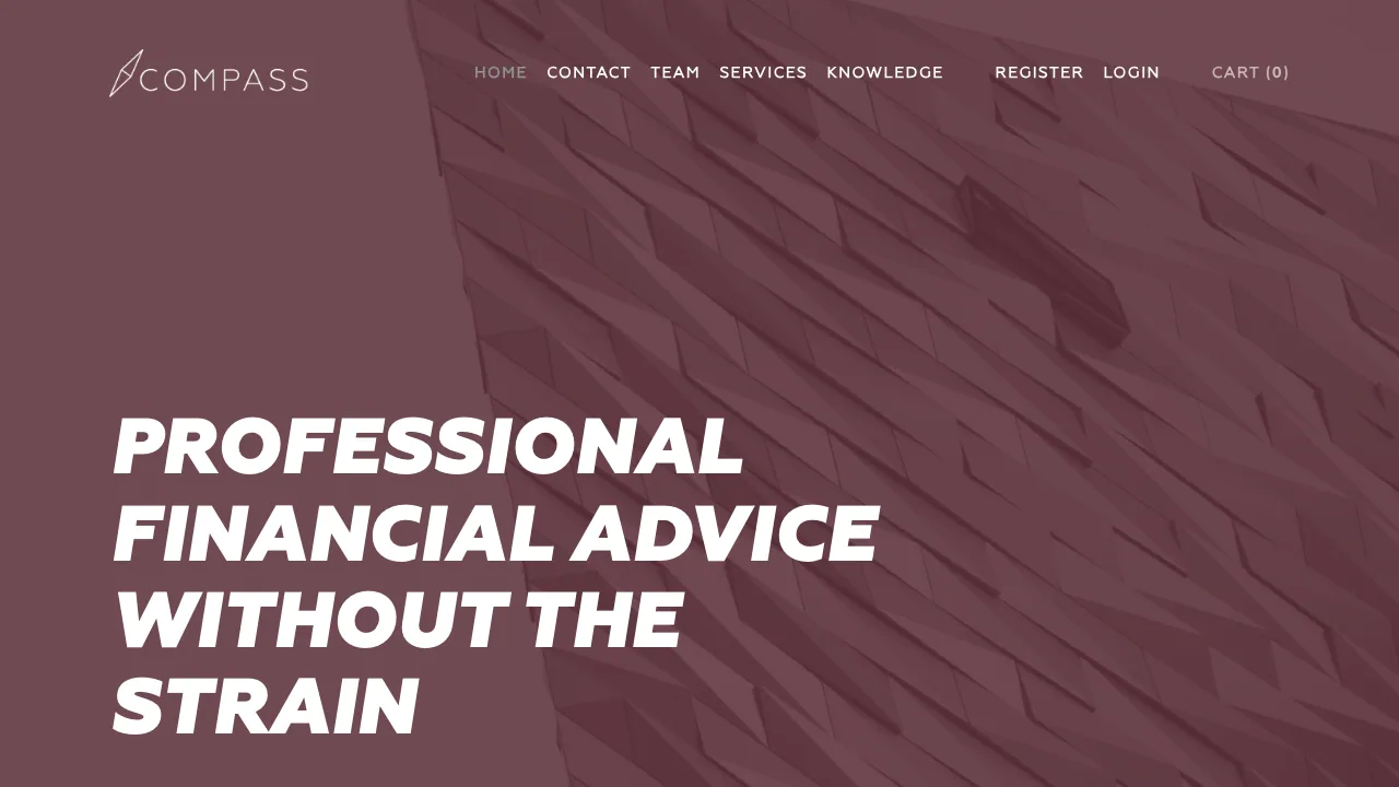 Compass Financial Associates website preview