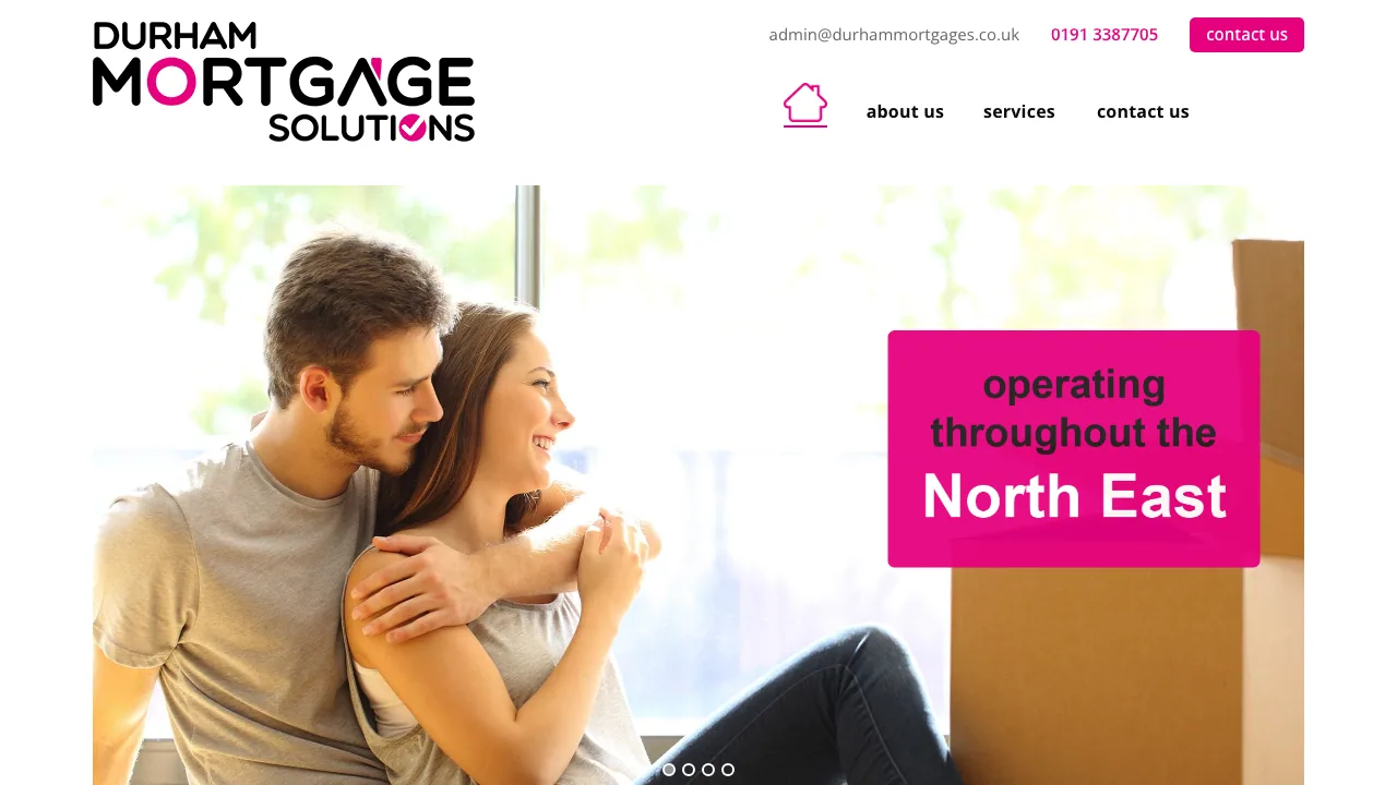 Durham Mortgage Solutions website preview