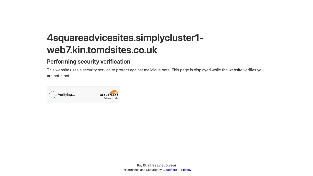 4 Square Advice Ltd website preview