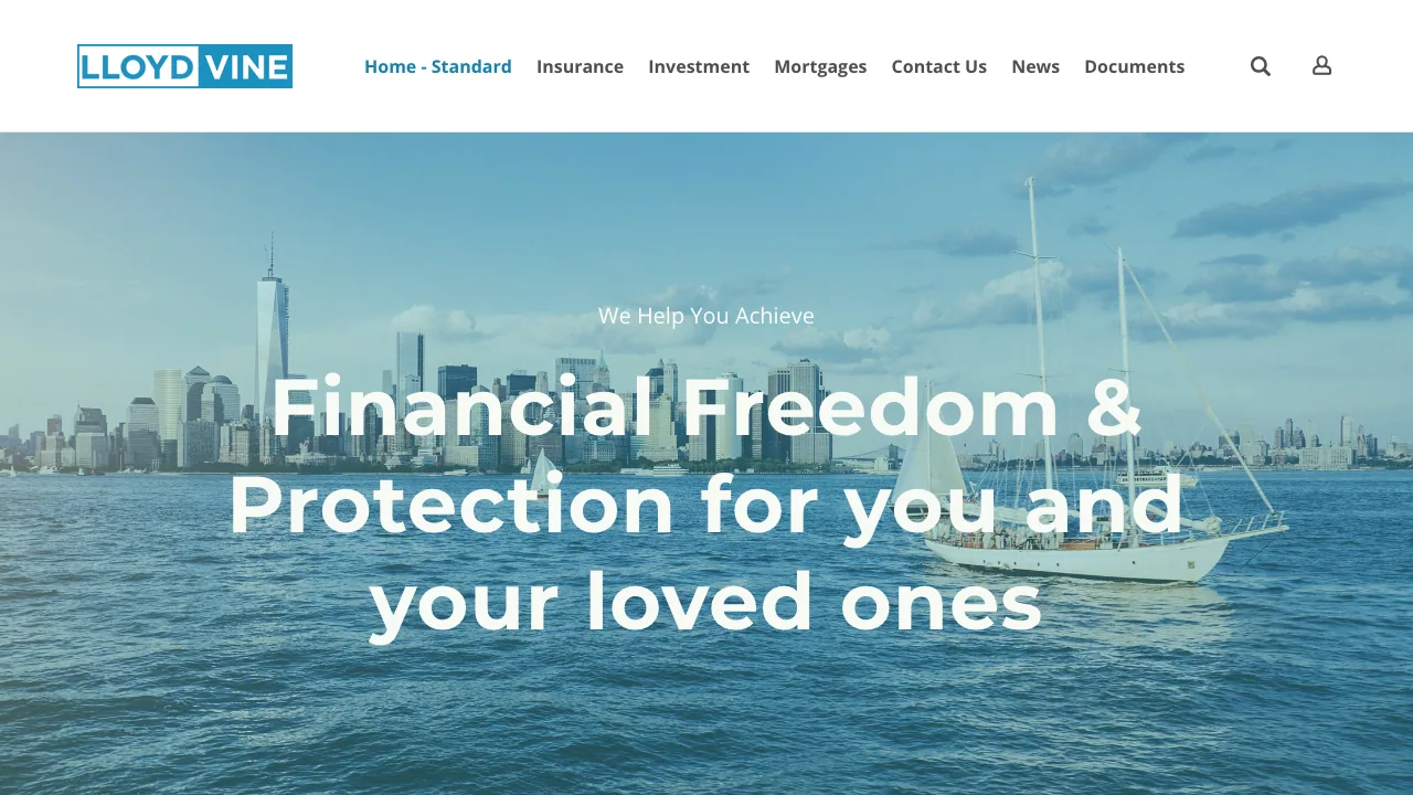 LLOYD VINE website preview