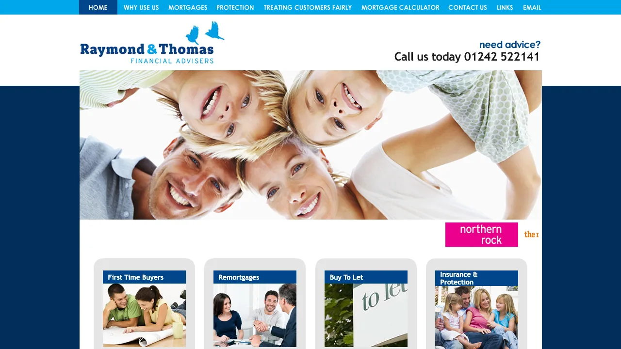 Raymond & Thomas Ltd website preview