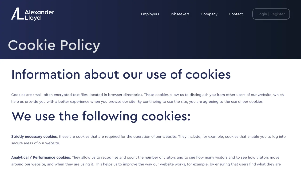 Alexander Lloyd website preview