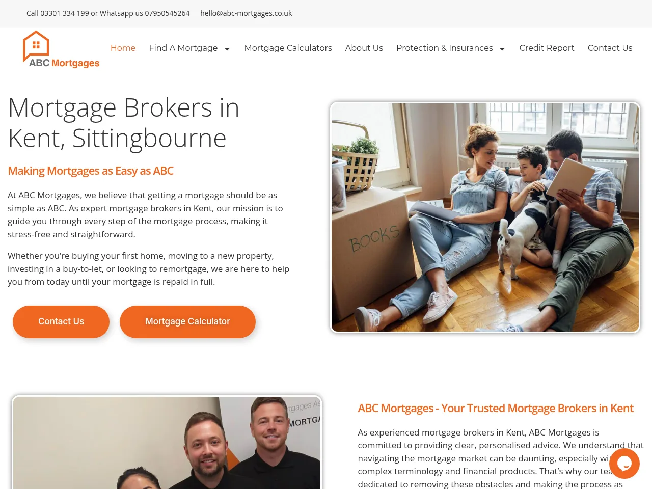 ABC Mortgages website preview