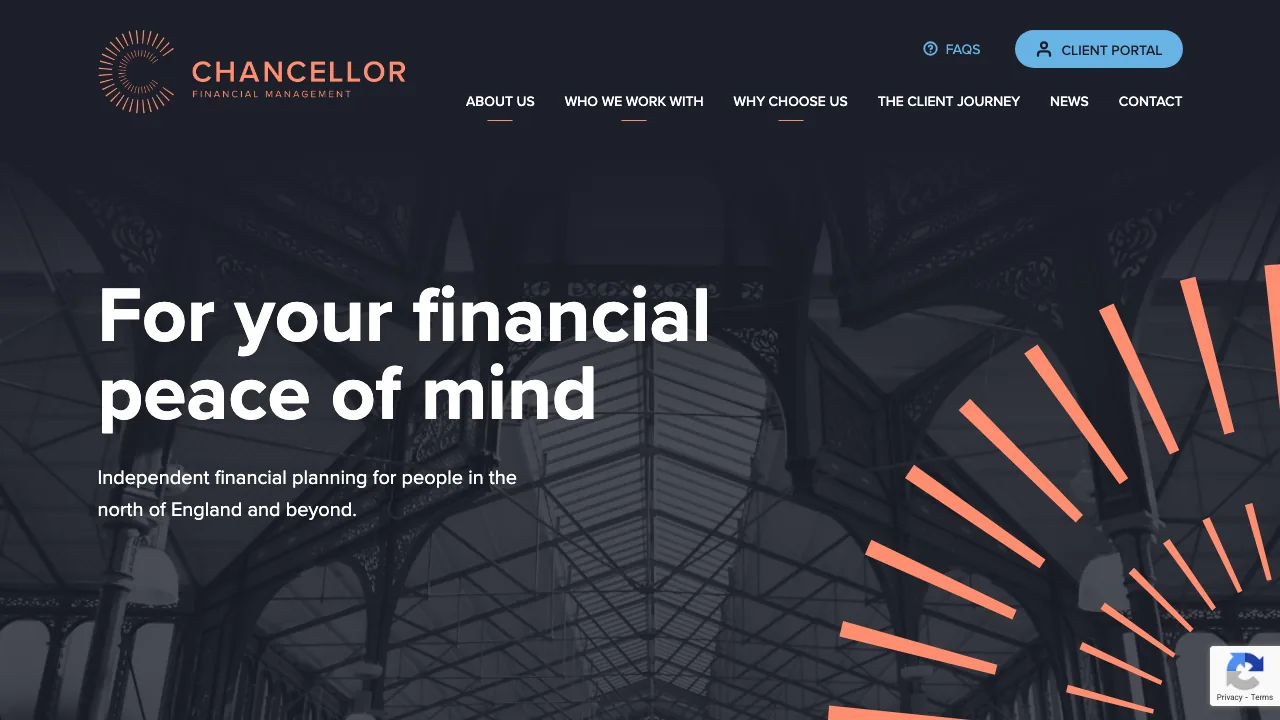 Chancellor Financial Management website preview