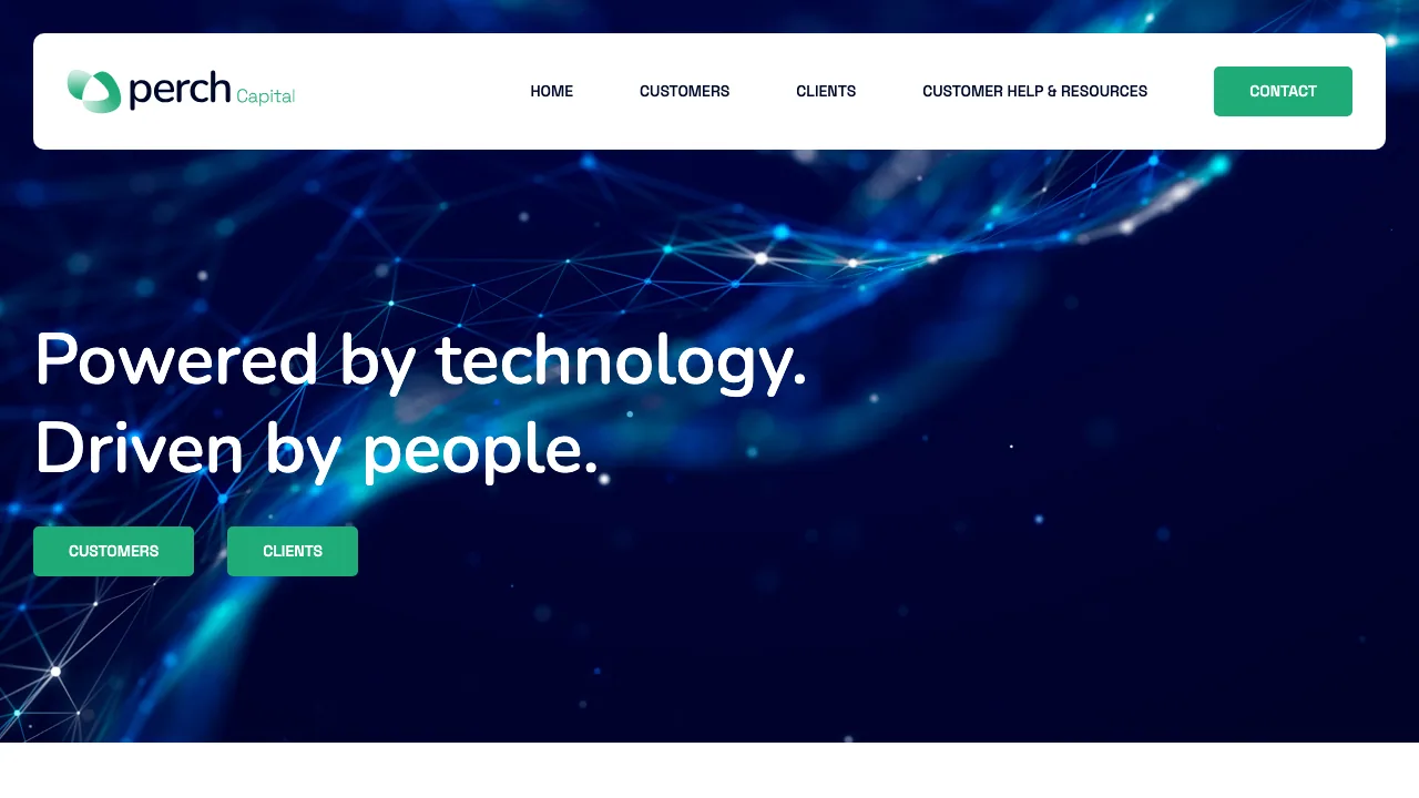 Perch Group website preview