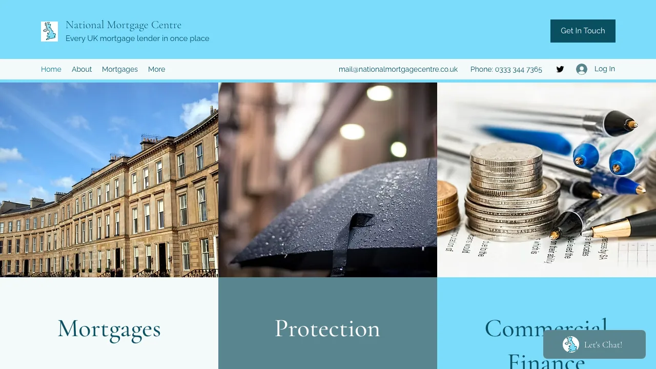National Mortgage Centre website preview