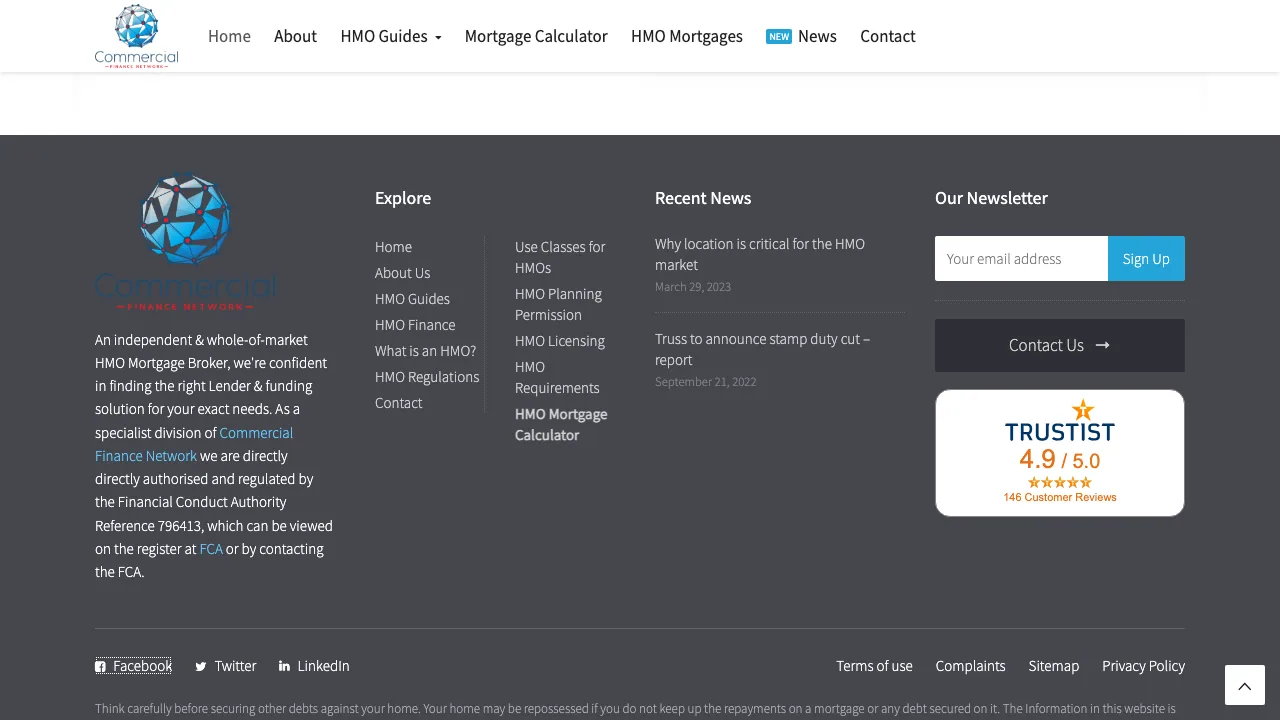 HMO Mortgage Broker website preview