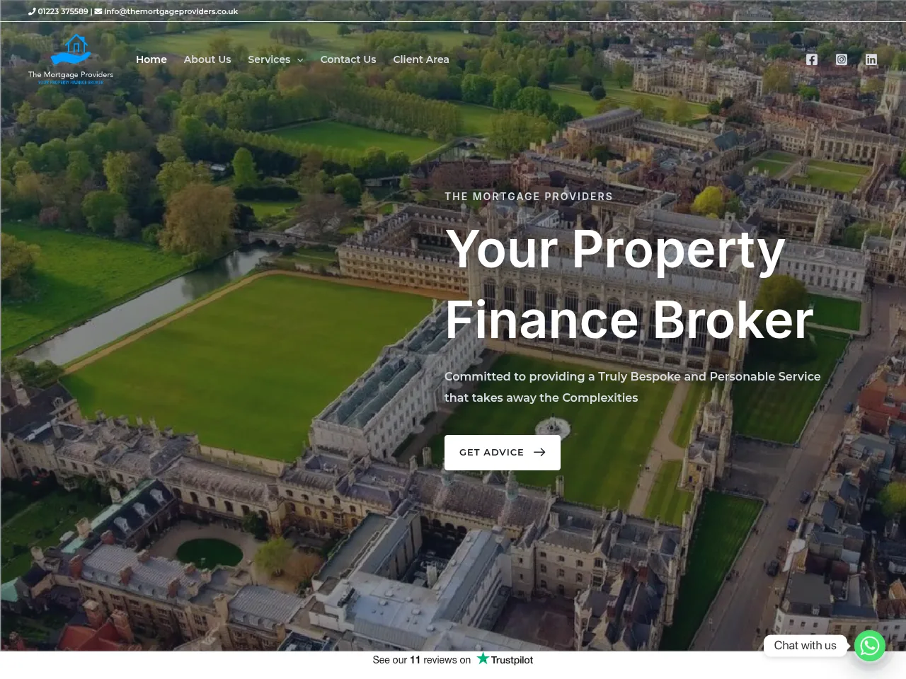 The Mortgage Providers website preview