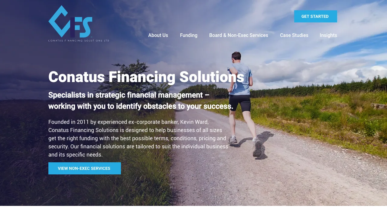 Conatus Financing Solutions Ltd website preview