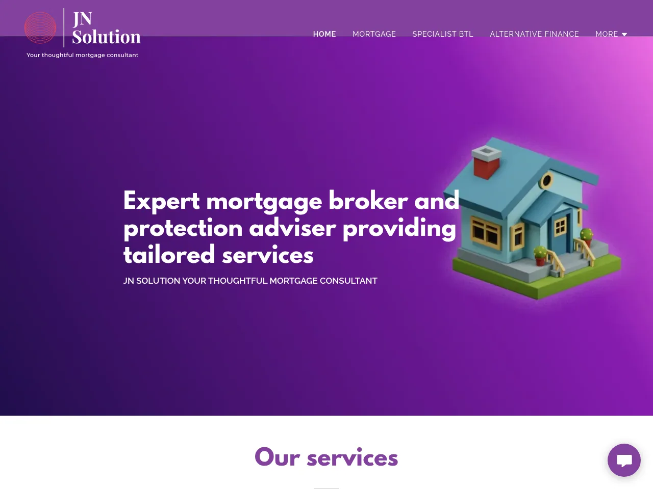 JN Solution website preview