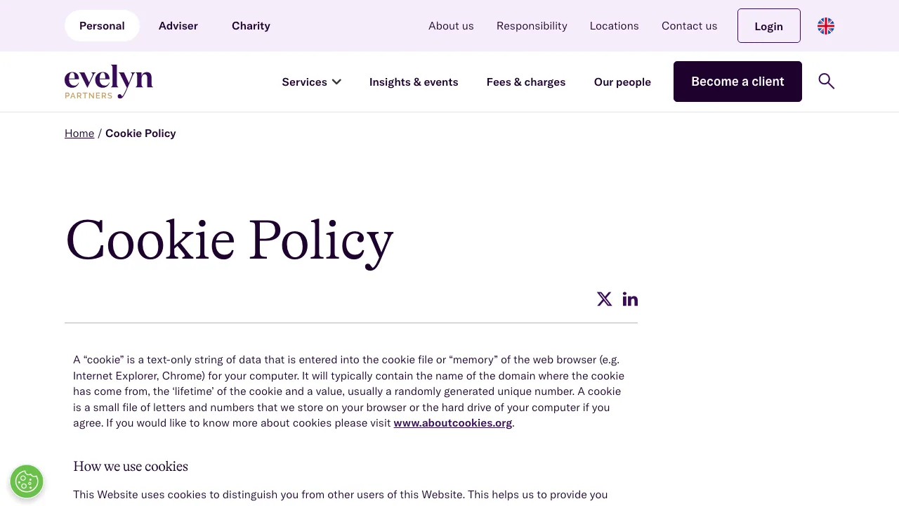 Evelyn Partners - Maidstone website preview