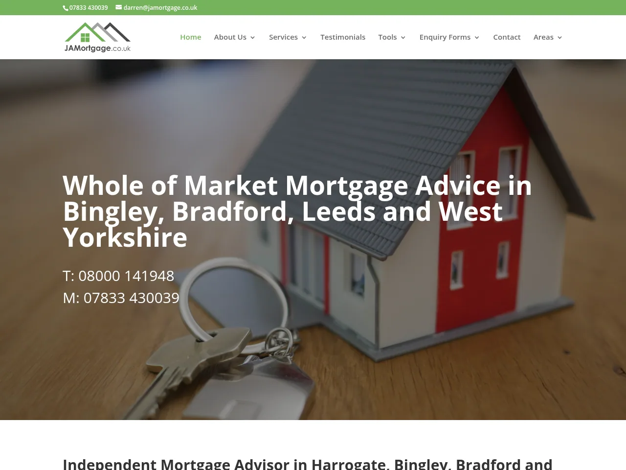 JAMortgage.uk website preview