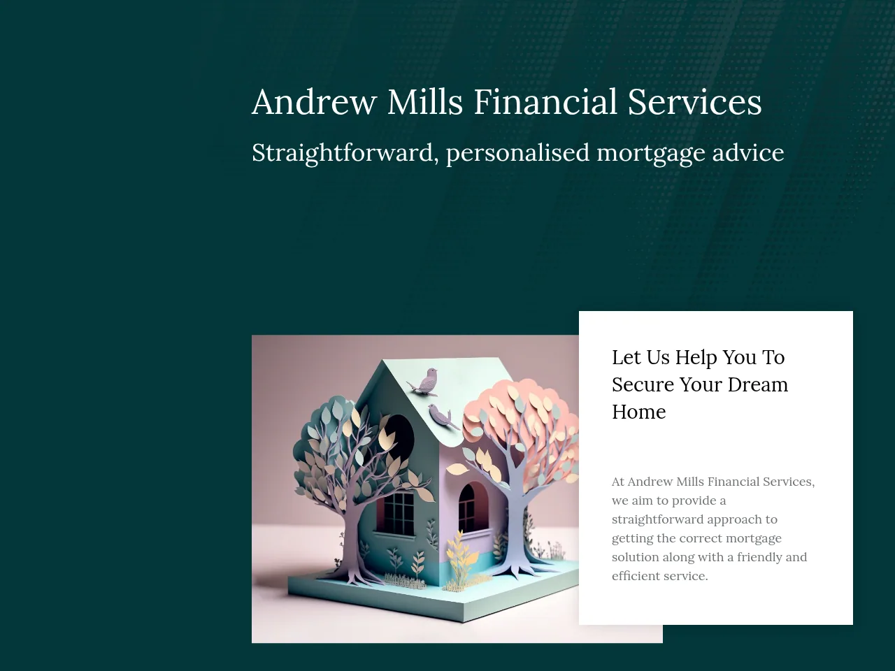 Andrew Mills Financial Services website preview