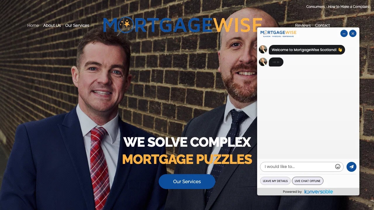 MortgageWise Scotland Ltd website preview