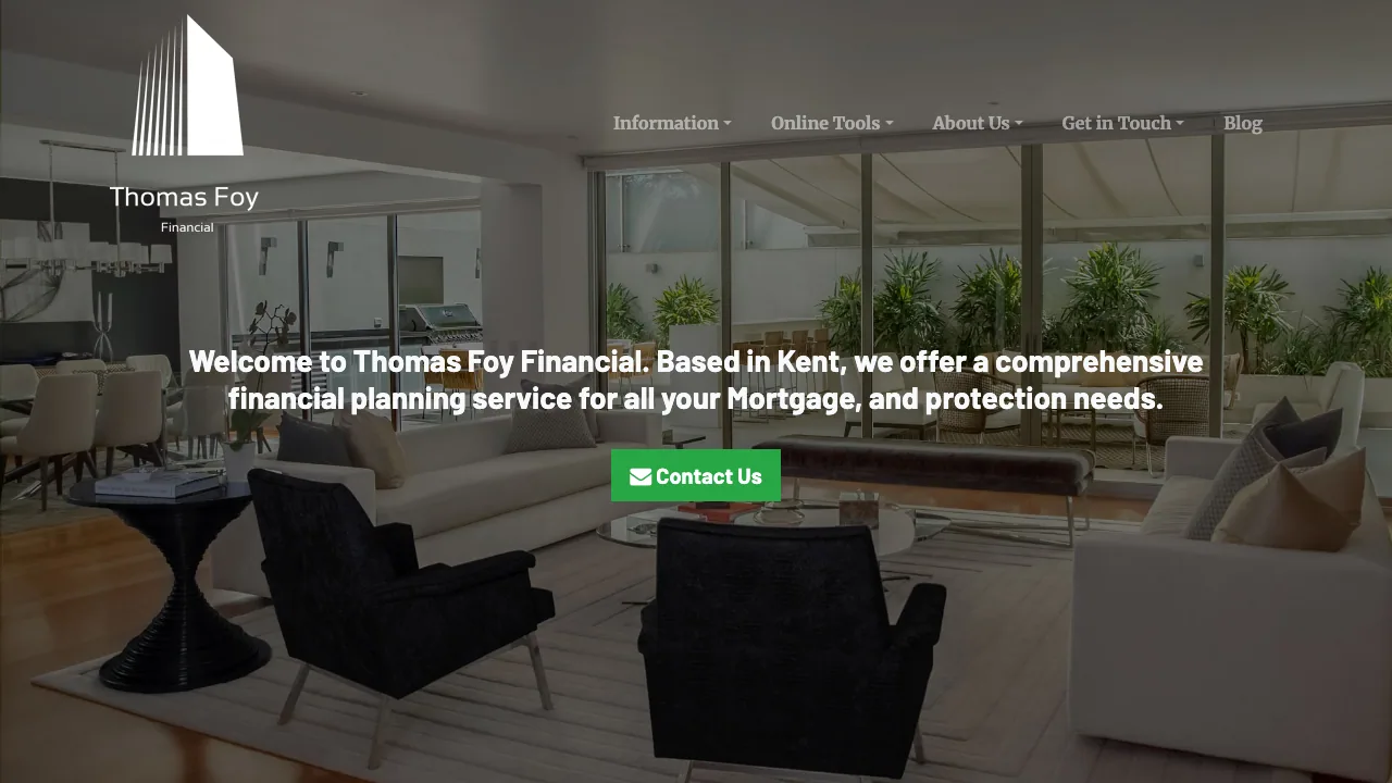 Thomas Foy Financial Ltd website preview