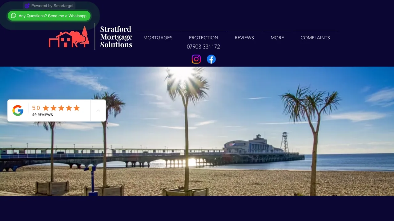 Stratford Mortgage Solutions website preview