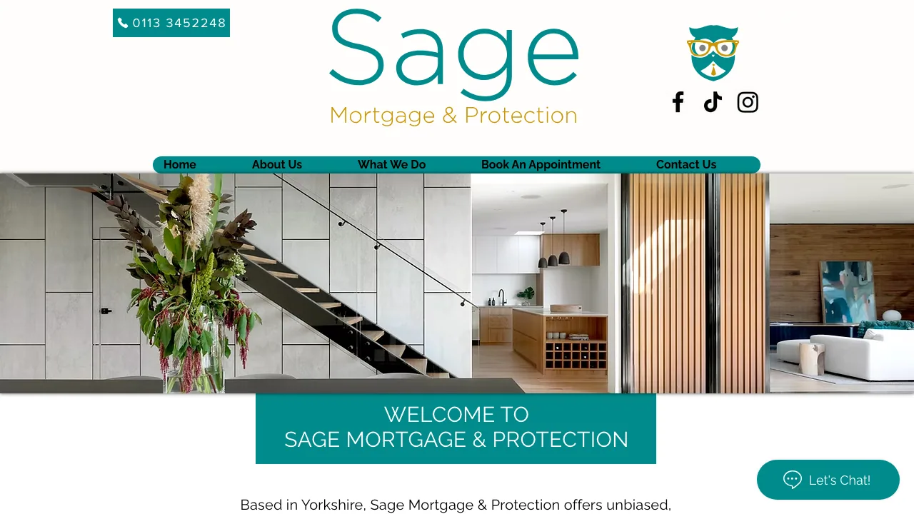 Sage Mortgage & Protection website preview