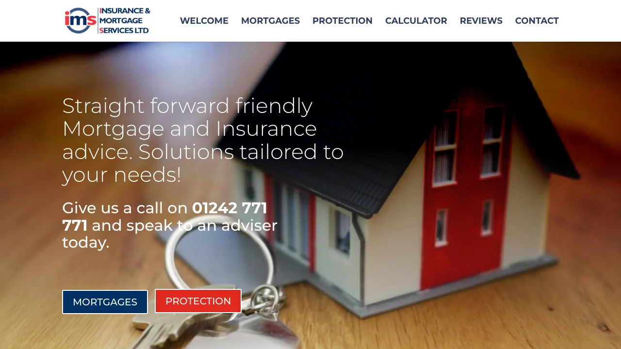 IMS - Insurance & Mortgage Services Ltd website preview