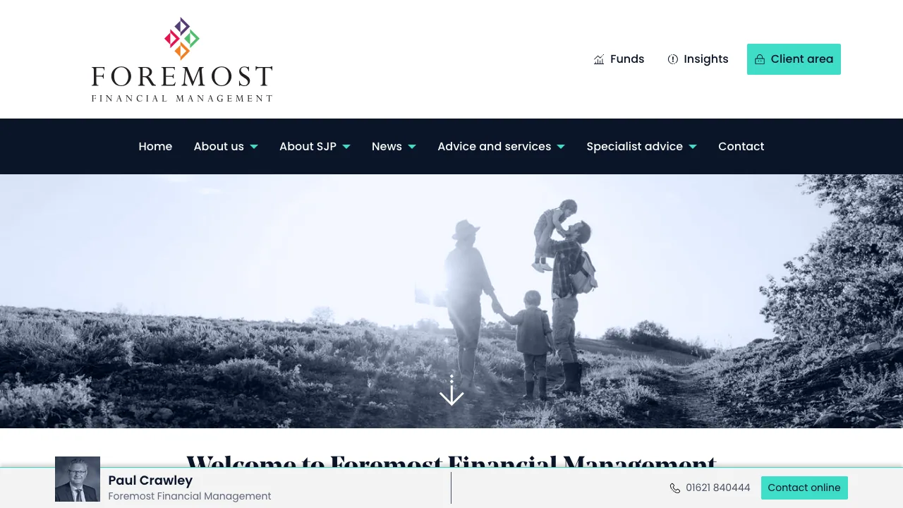 Foremost Financial Management website preview