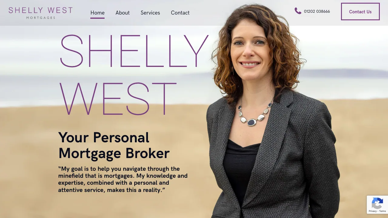 Shelly West Mortgages Ltd website preview